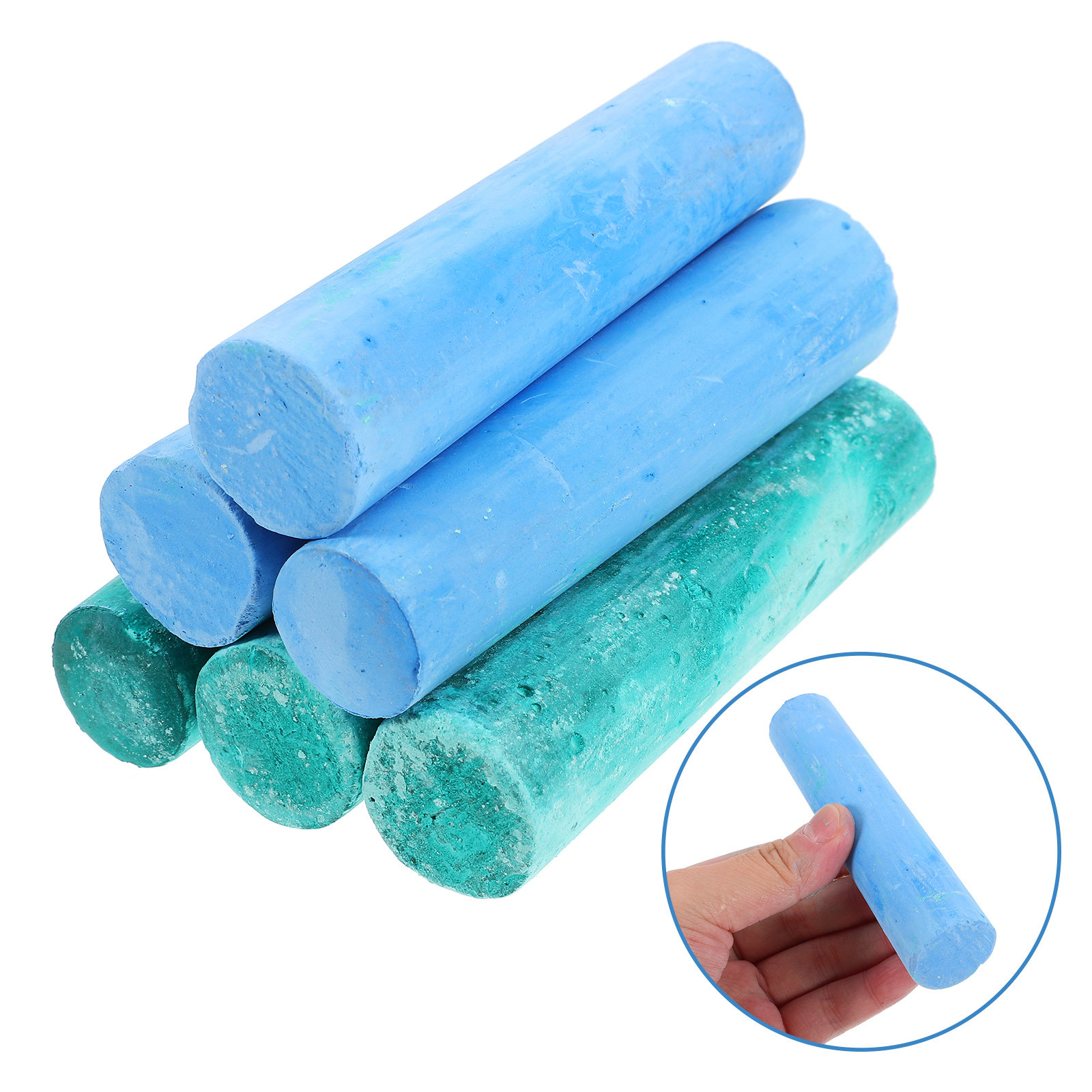 Kids Outdoor Chalkboard - 40Pcs Jumbo Washable Sidewalk Chalk for