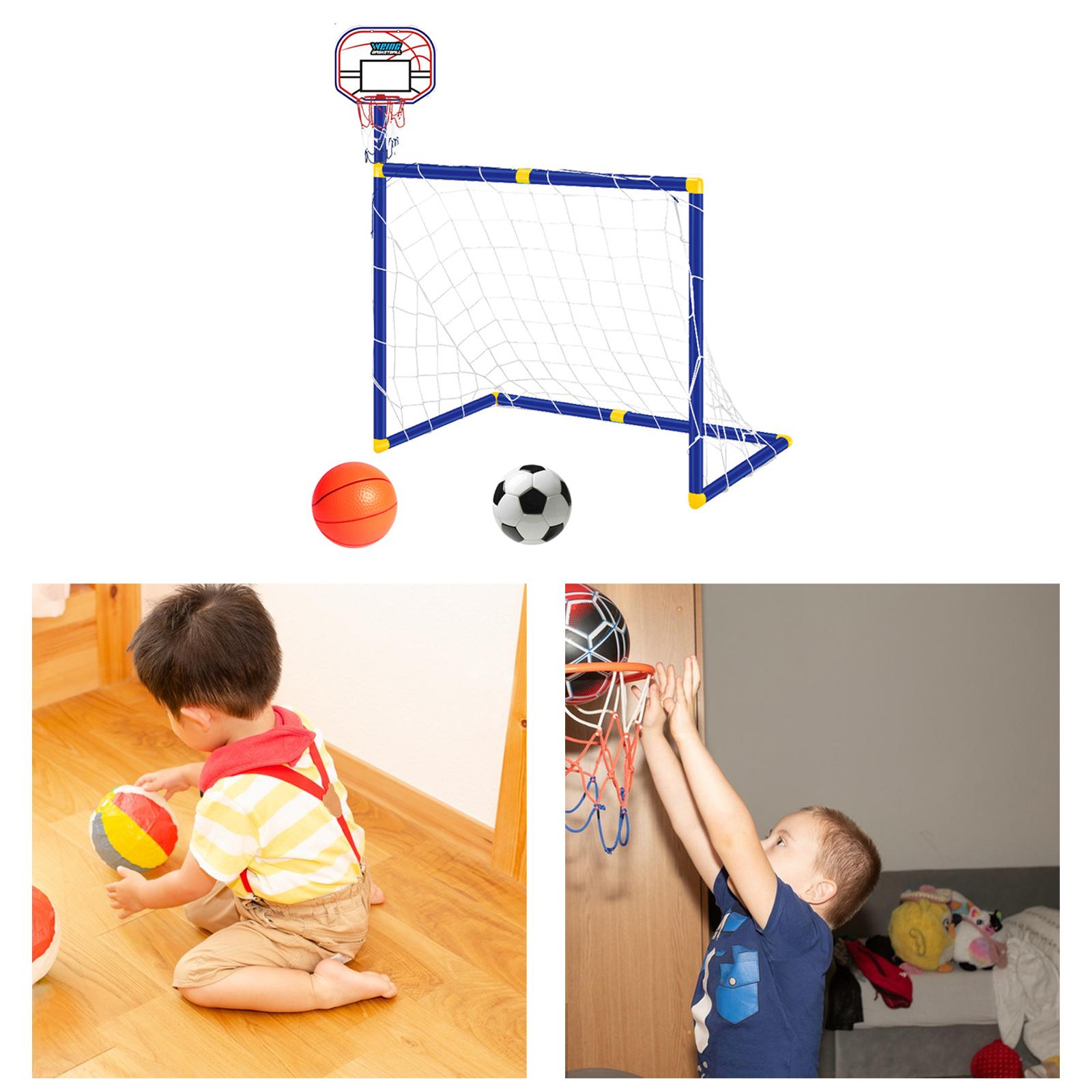 Kids Outdoor Basketball Hoop - 2 in 1 Basketball Hoop with