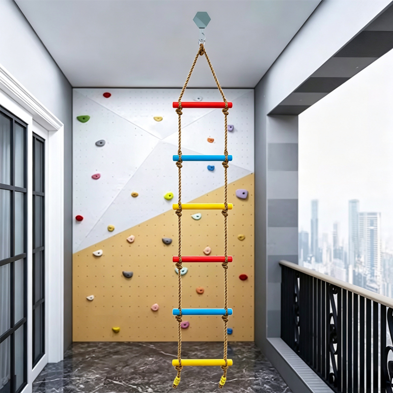Kids Outdoor Treehouse - Climbing Rope Ladder For Kids Outdoor