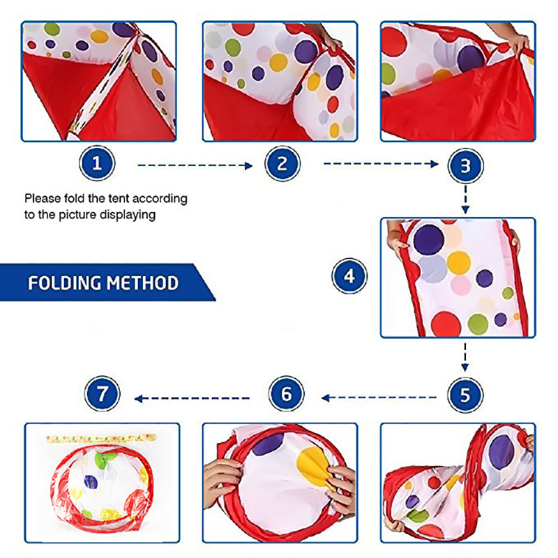 Foldable Ocean Ball Pit Pool w - Kids Outdoor Play Tent recension och pris