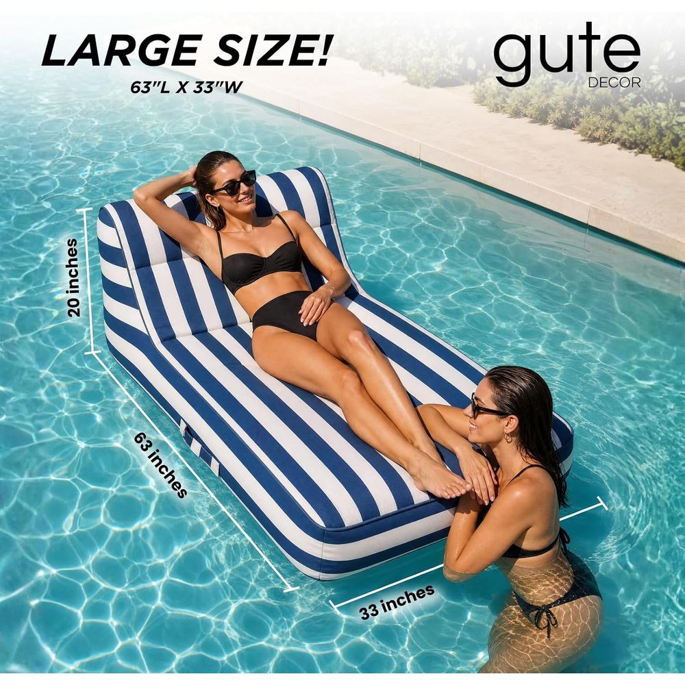 Upholstered Stylish Pool loat  - Kids Outdoor Lounger Chair recension och pris