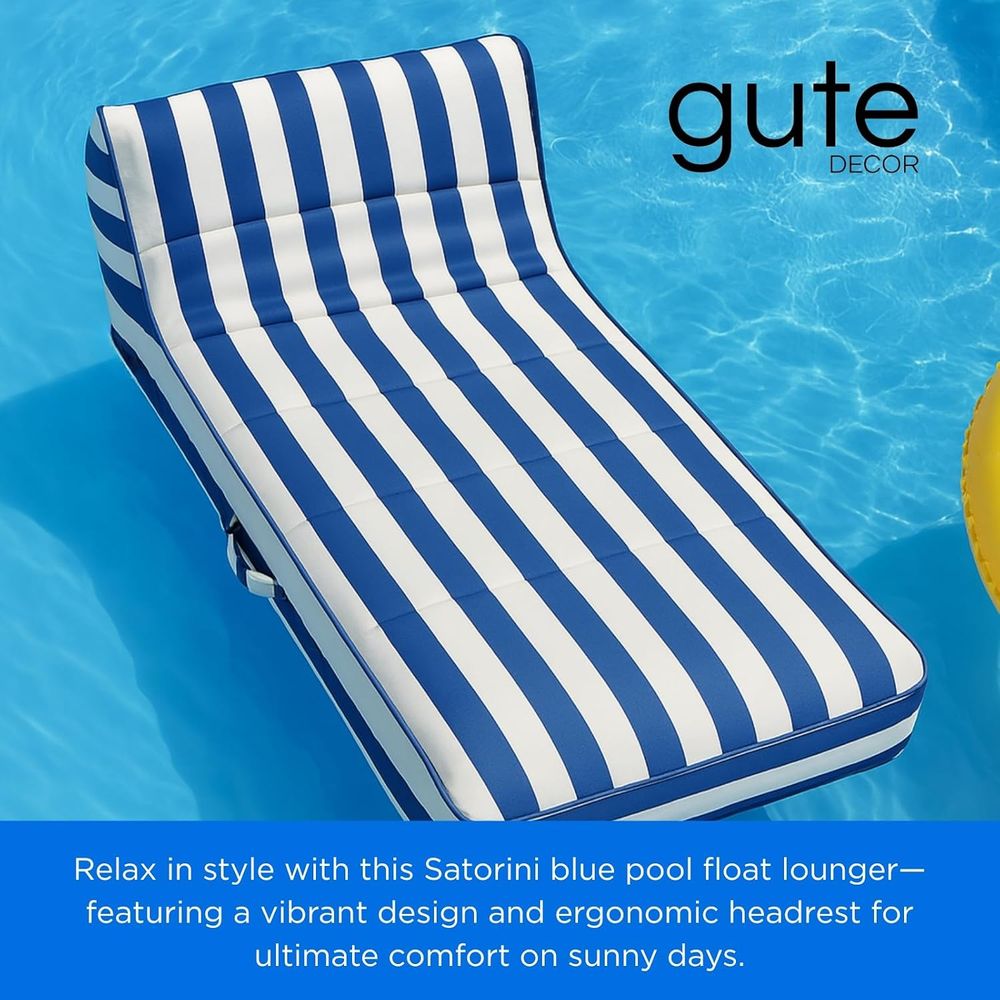Upholstered Stylish Pool loat  - Kids Outdoor Lounger Chair recension och pris
