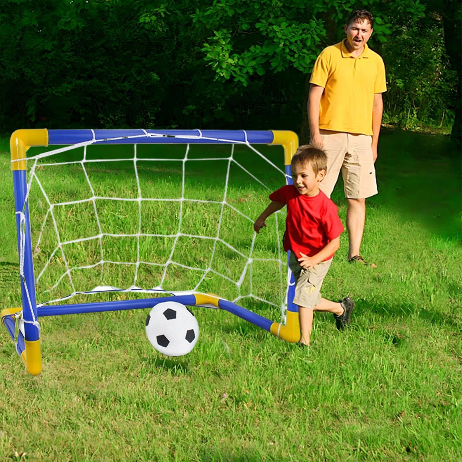 Kids Soccer Net With Pump Funn - Kids Outdoor Lawn Equipment recension och pris