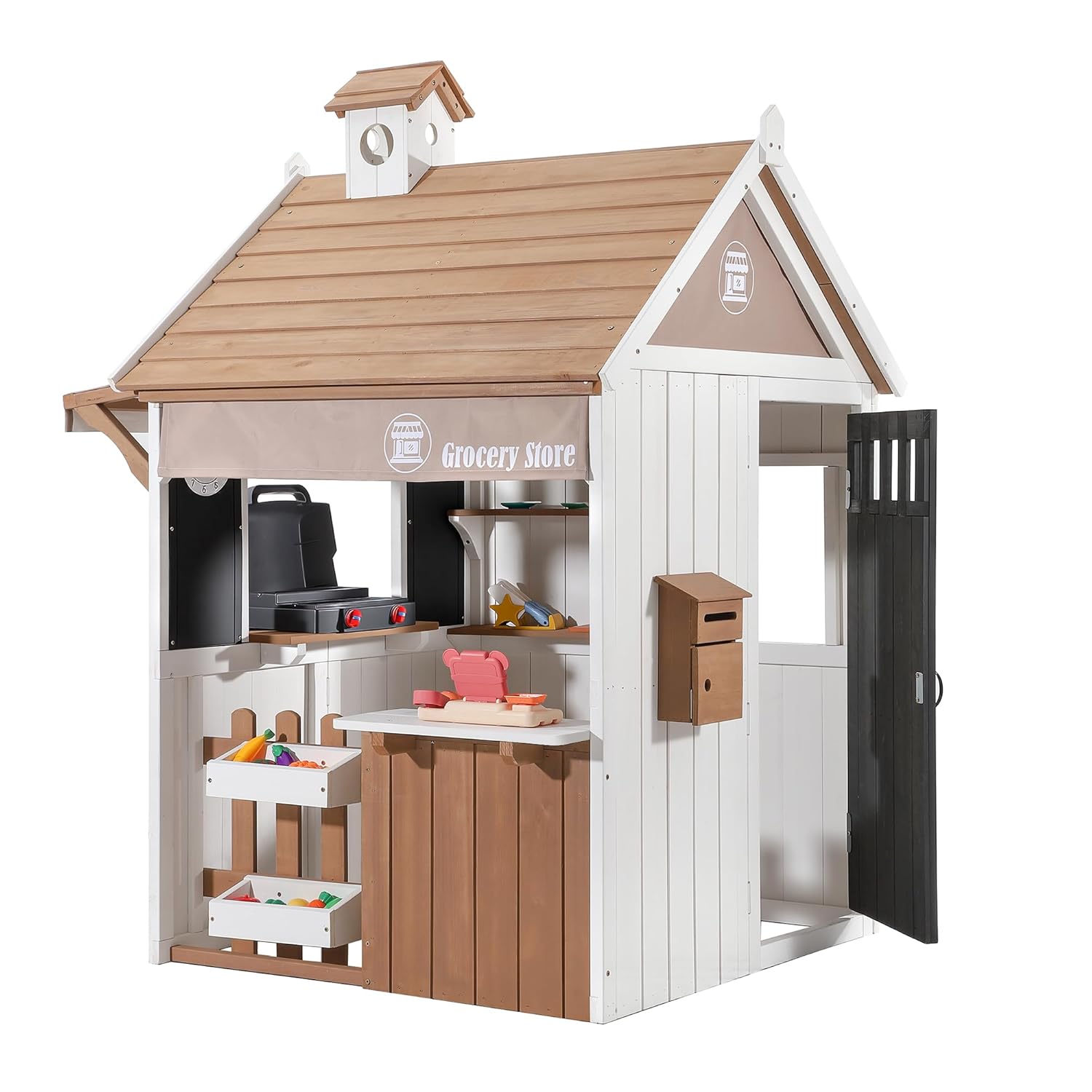 2-in-1 Cedar Wooden Kids Outdo - Kids Outdoor Chalkboard recension och pris