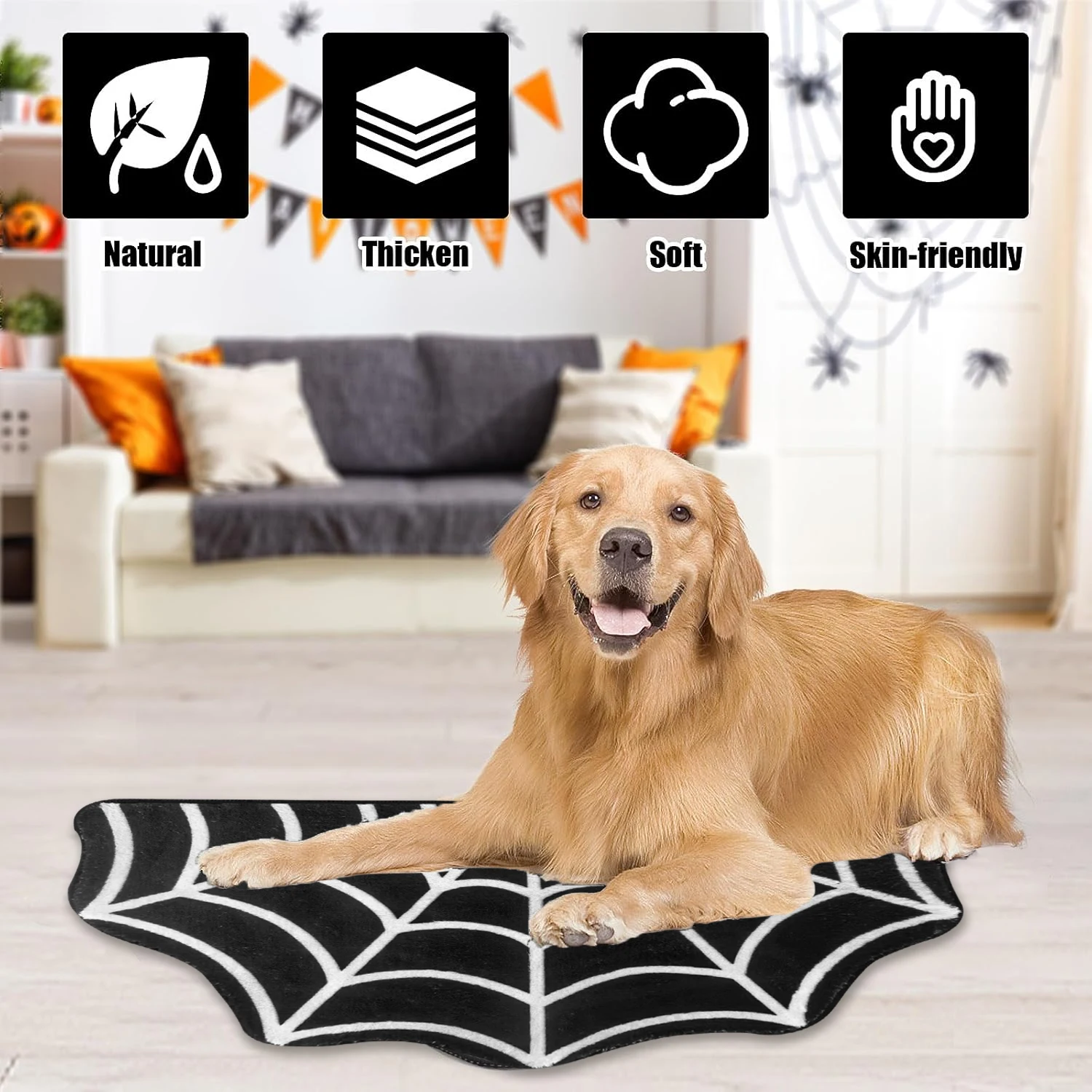 Halloween Personalized Spider  - Kids Outdoor Mat Waterproof recension och pris