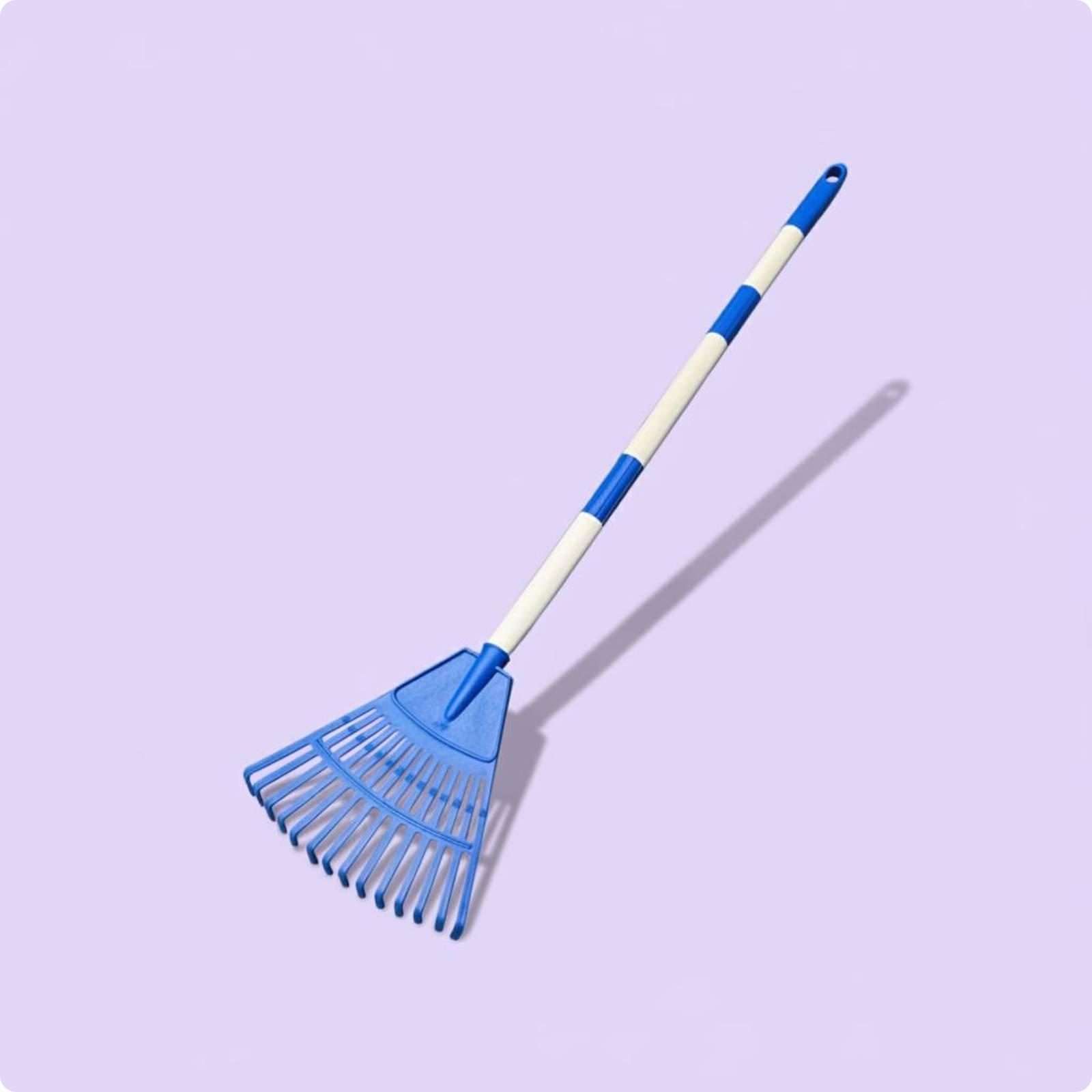 Portable Detachable Leaf Rake  - Kids Outdoor Lawn Equipment recension och pris