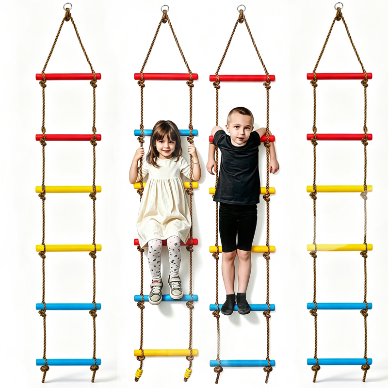 Climbing Rope Ladder For Kids  - Kids Outdoor Treehouse recension och pris