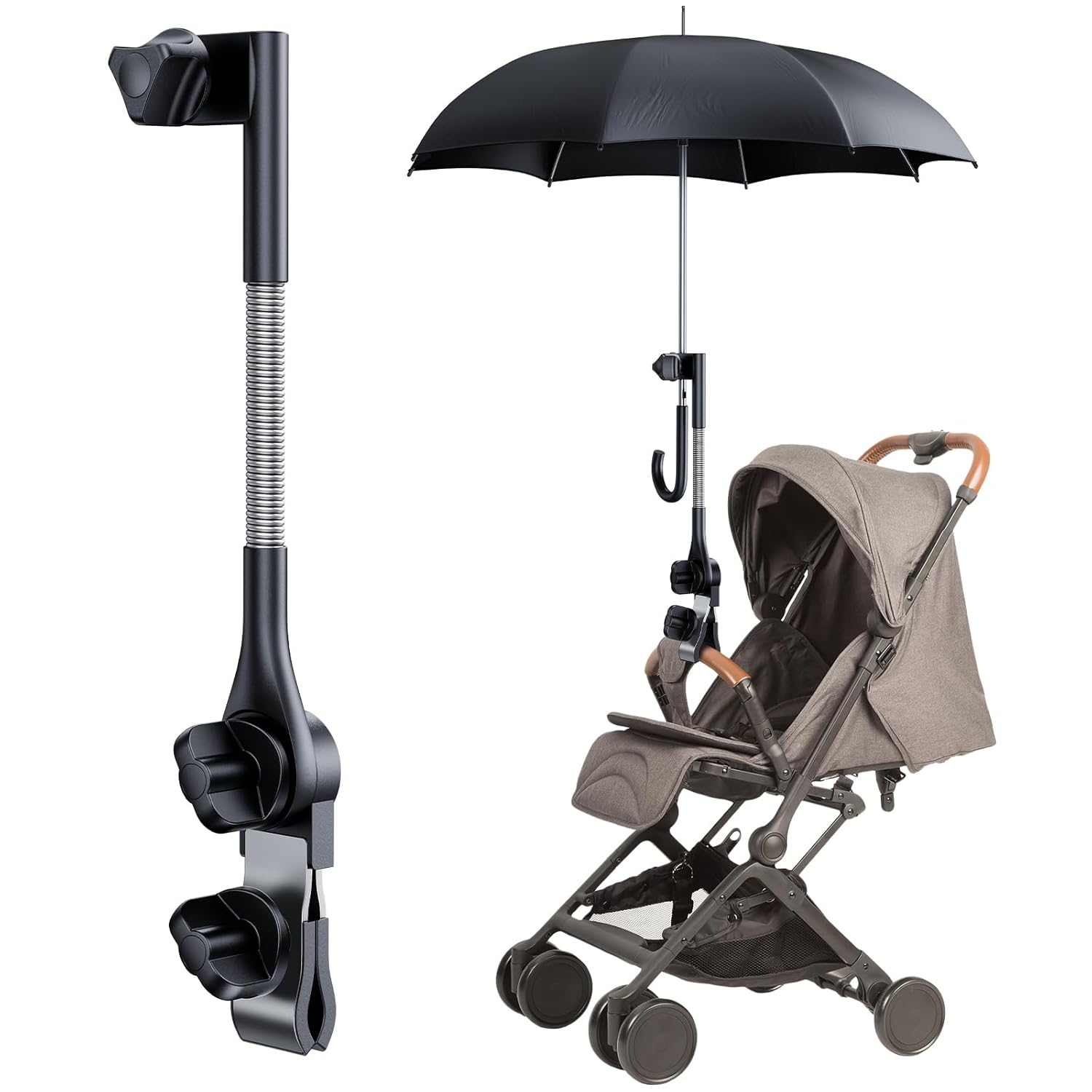 360° Adjustable Clip Baby Umbr - Kids Outdoor Table And Chairs recension och pris