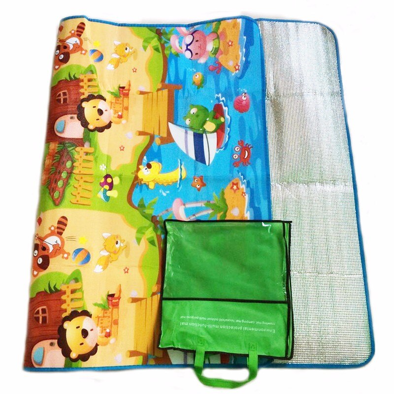 Baby Play Mat 180x120x0.3cm Ch - Kids Outdoor Mat Waterproof recension och pris
