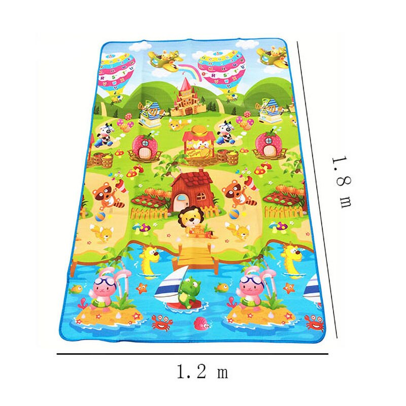Baby Play Mat 180x120x0.3cm Ch - Kids Outdoor Mat Waterproof recension och pris