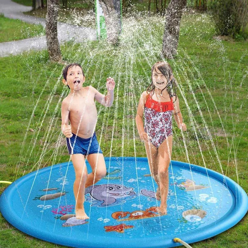 Water Splash Pools Kids Outdoo - Kids Outdoor Water Sprinkler recension och pris