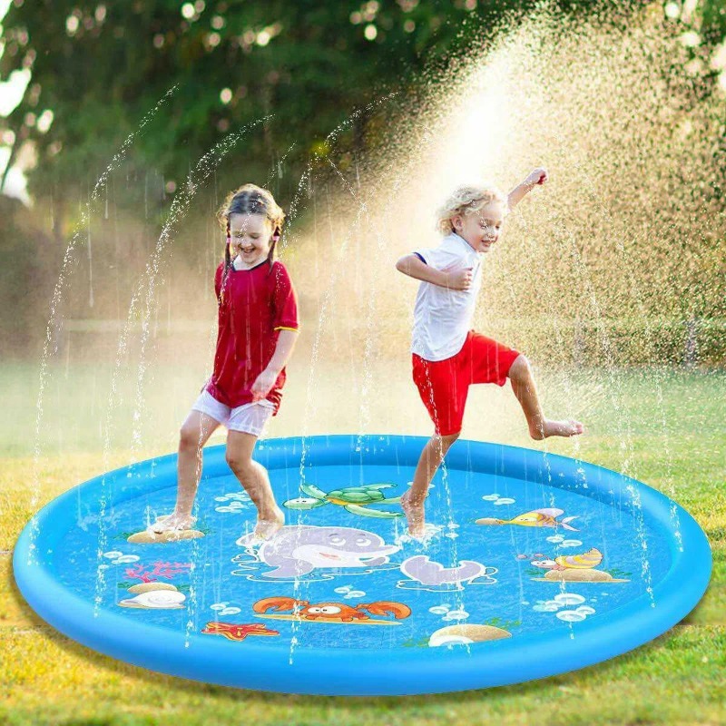 Water Splash Pools Kids Outdoo - Kids Outdoor Water Sprinkler recension och pris