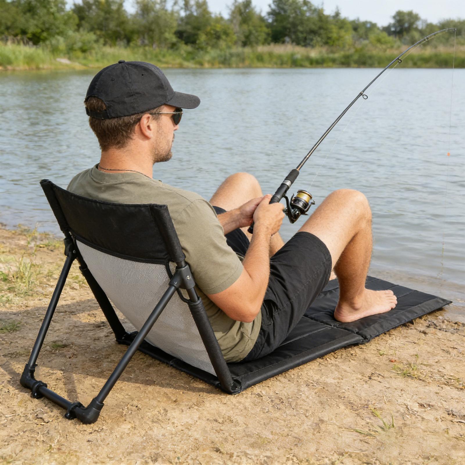 Lounge Beach Chair Folding Poo - Kids Outdoor Lounger Chair recension och pris