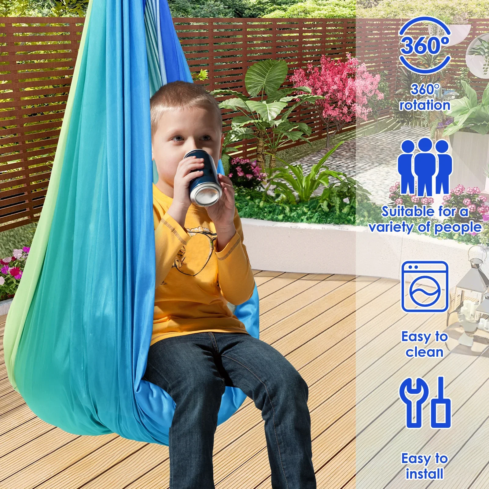 Sensory Swing Comfortable Kids - Kids Outdoor Hammock recension och pris