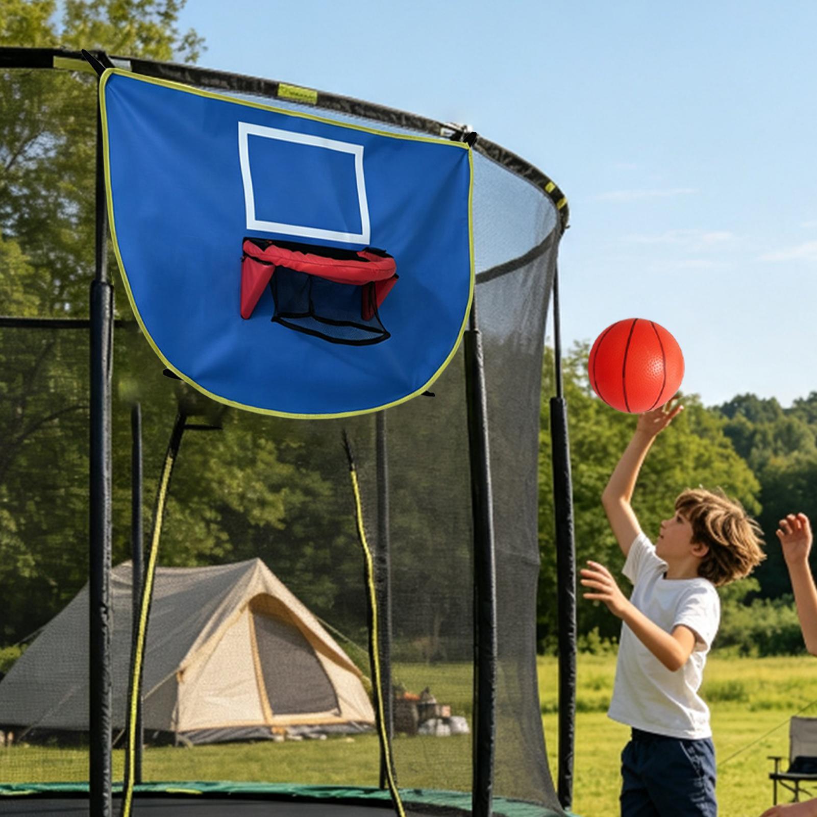 Trampoline Hoop with Pump & 3  - Kids Outdoor Basketball Hoop recension och pris