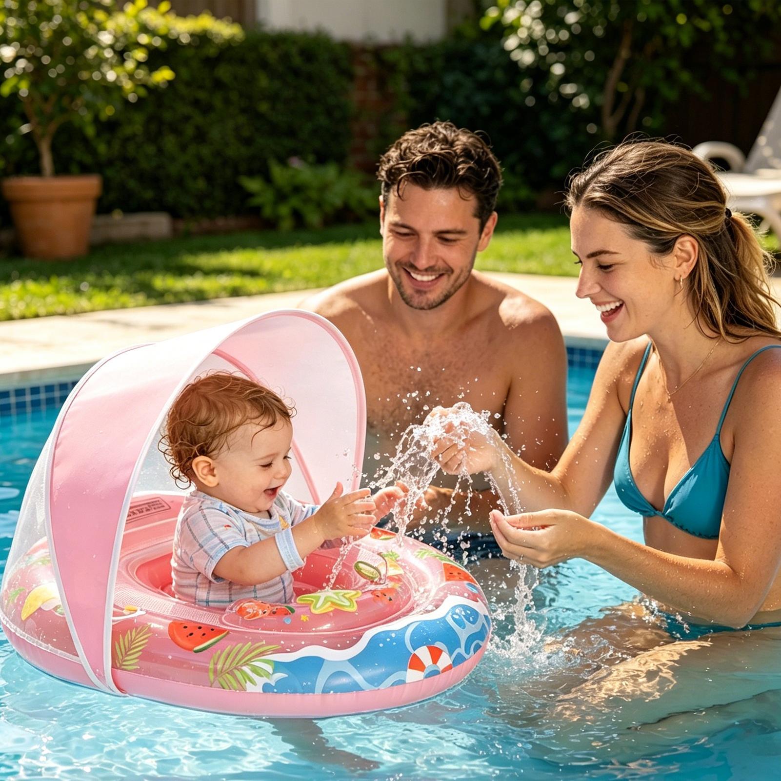 Inflatable Swim Ring Anti Tip  - Kids Outdoor Youtube recension och pris