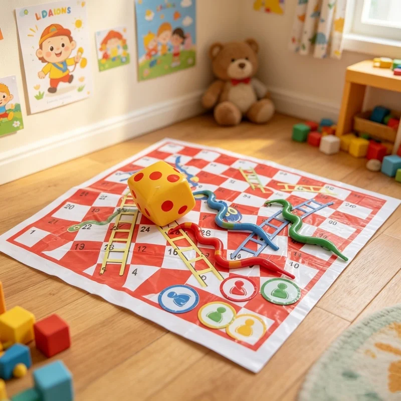 Waterproof Snake Ladder Game M - Kids Outdoor Mat Waterproof recension och pris