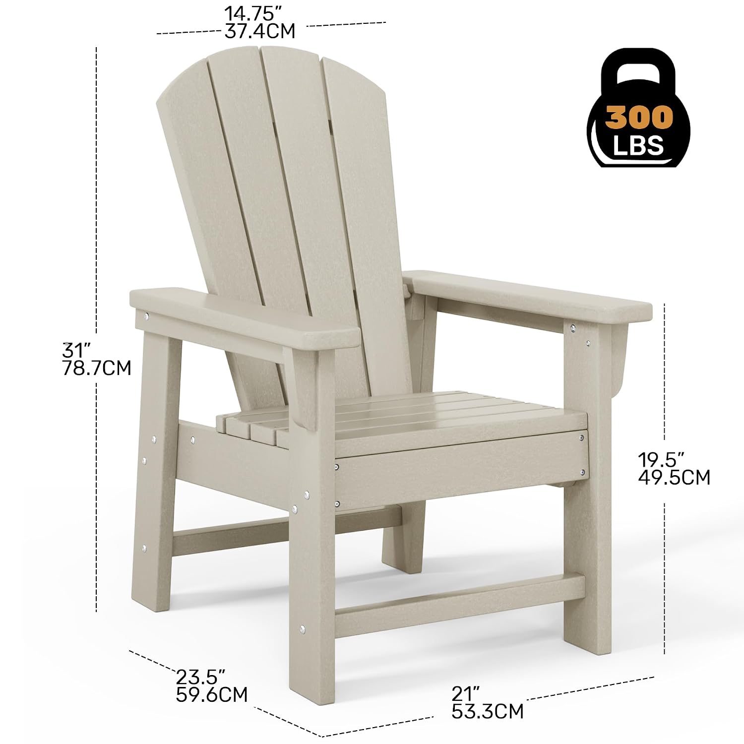 Kids Outdoor Chair Set of 2, T - Kids Outdoor Lounger Chair recension och pris