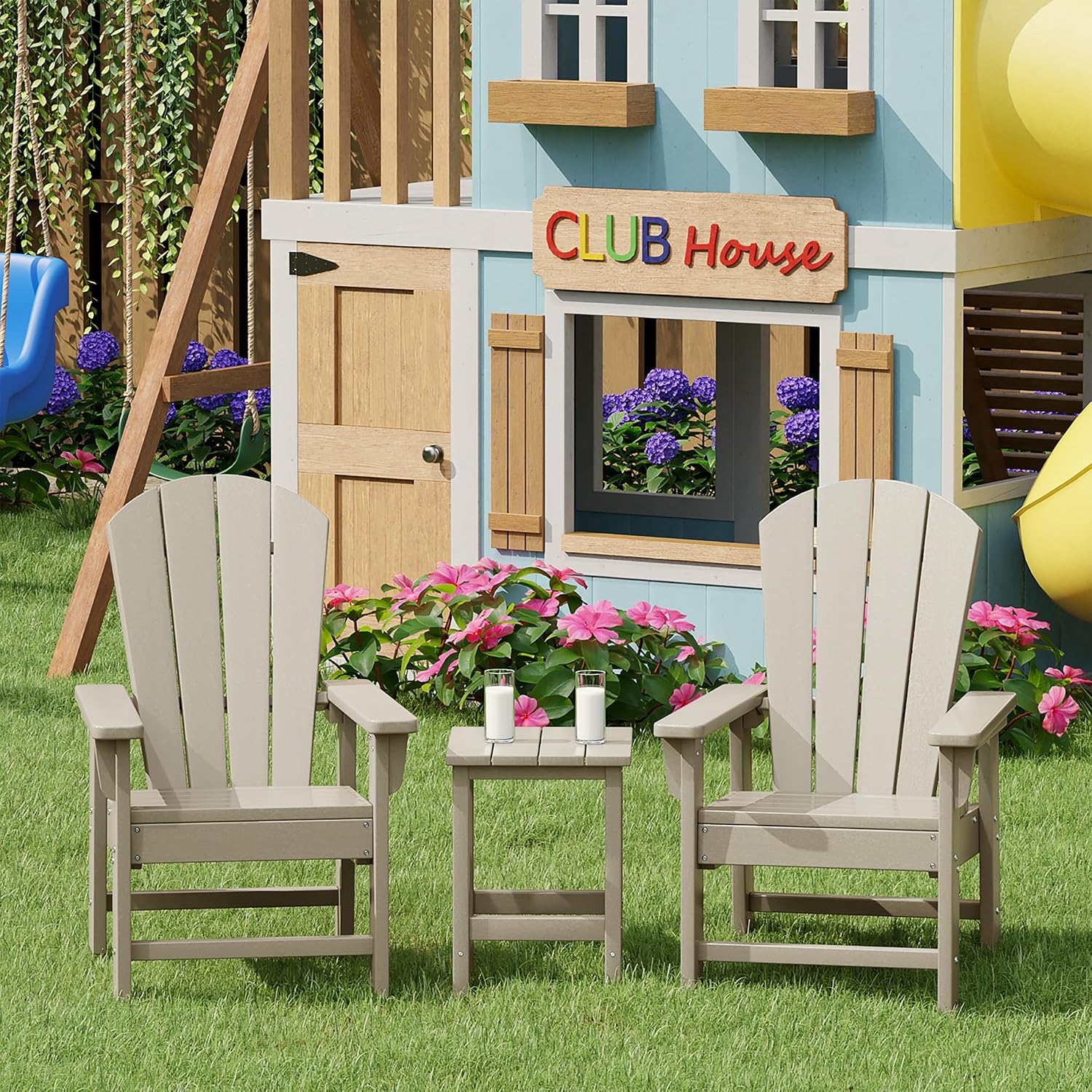Kids Outdoor Chair Set of 2, T - Kids Outdoor Lounger Chair recension och pris