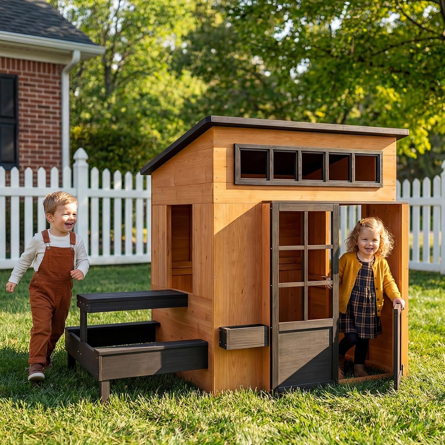 Nordivale Outdoor Playhouse Mo - Kids Outdoor Chalkboard recension och pris