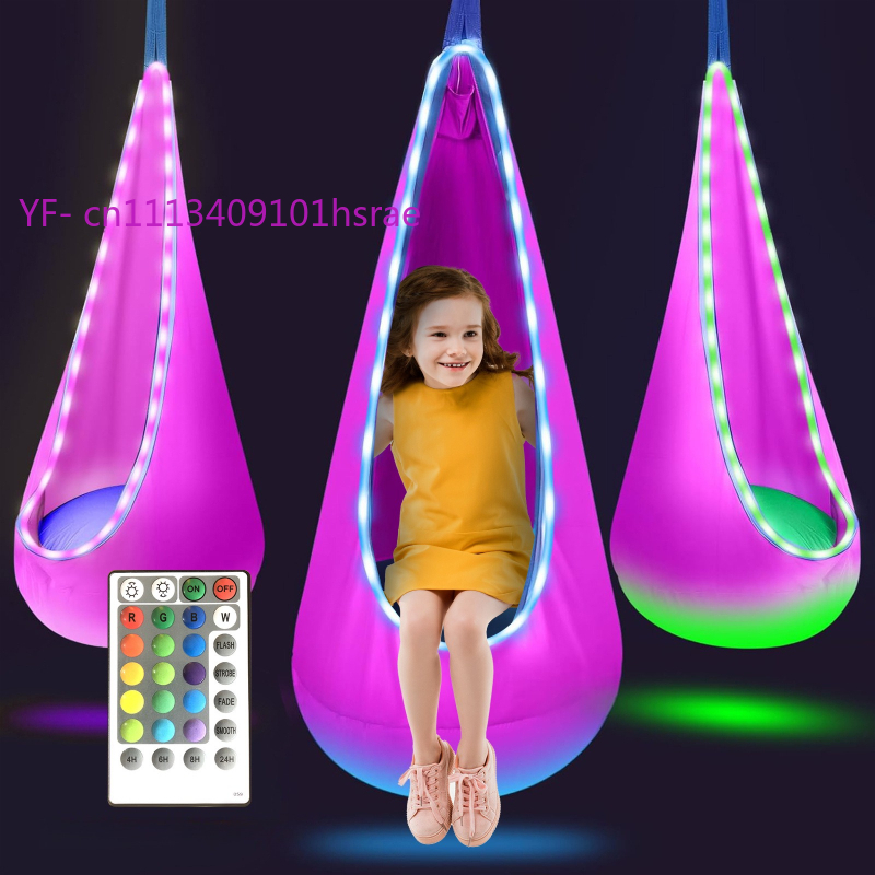 Glowing LED Inflatable Hammock - Kids Outdoor Hammock recension och pris