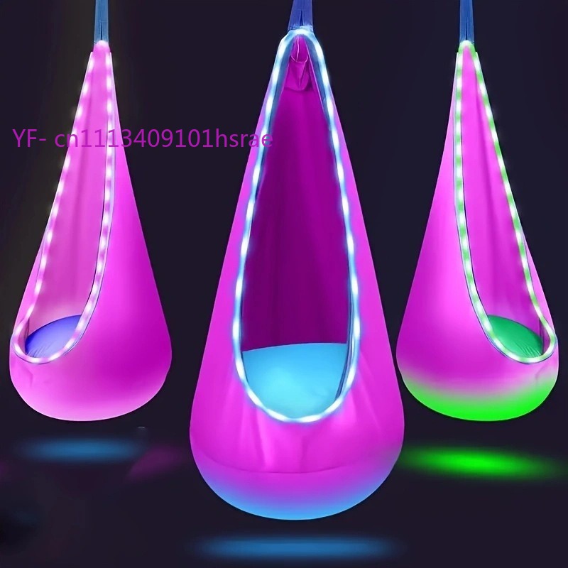 Glowing LED Inflatable Hammock - Kids Outdoor Hammock recension och pris