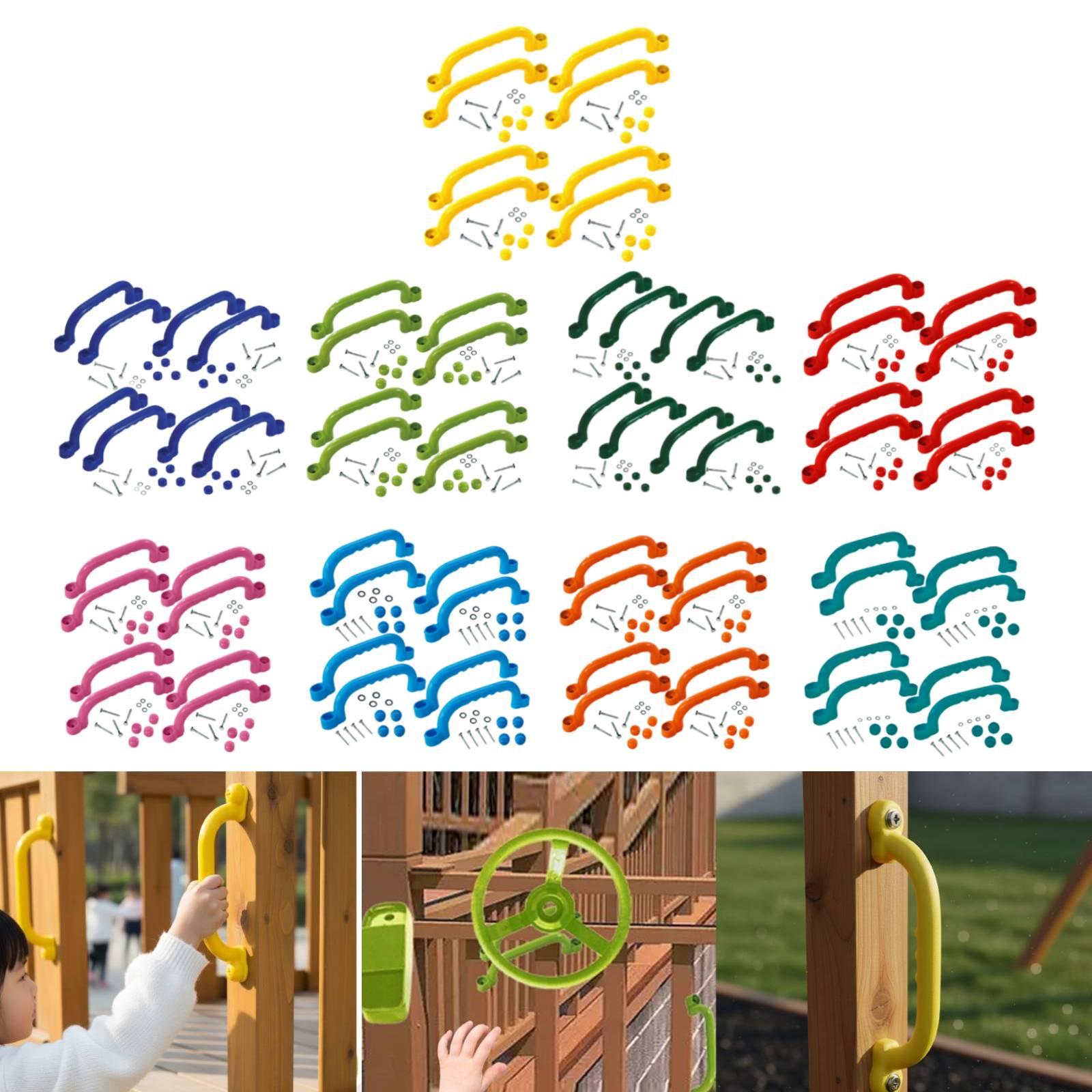 8Pcs Climbing Frame Handles Ea - Kids Outdoor Treehouse recension och pris