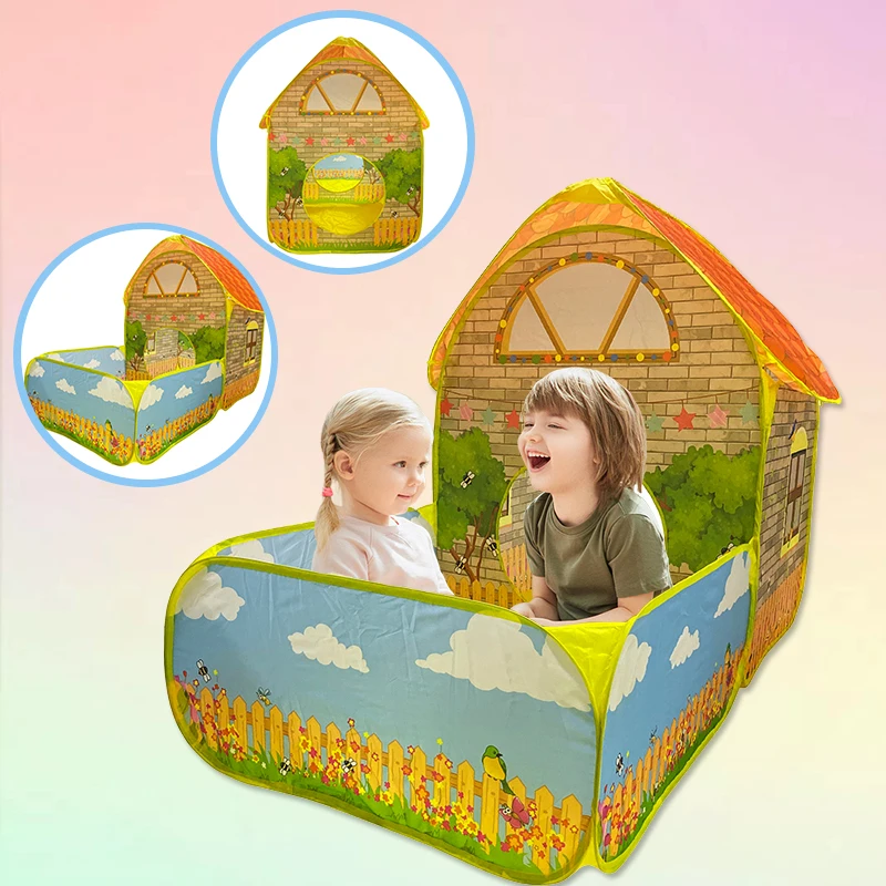 Portable Folding Kids Play Ten - Kids Outdoor Play Tent recension och pris