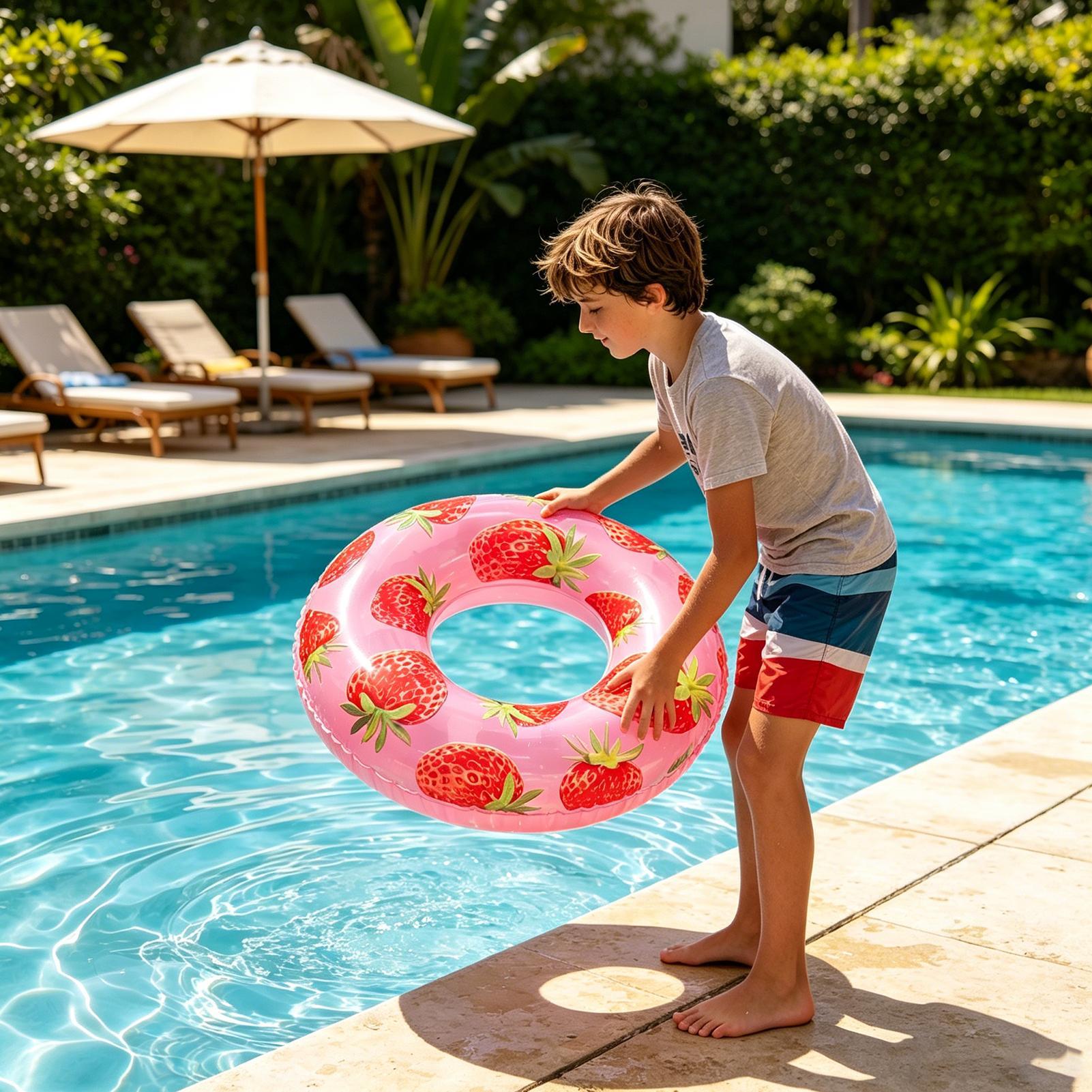 Inflatable Tube Fruit Pattern  - Kids Outdoor Youtube recension och pris