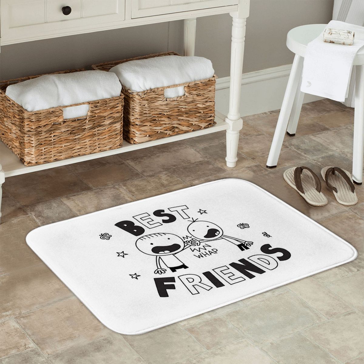 Best Friends Diary Of A Wimpy  - Kids Outdoor Mat Waterproof recension och pris