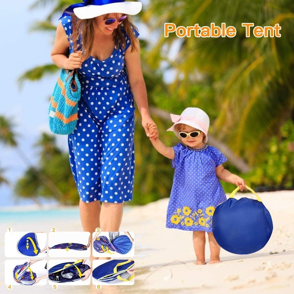 Rocket Ship Kids Tent Pop Up P - Kids Outdoor Play Tent recension och pris