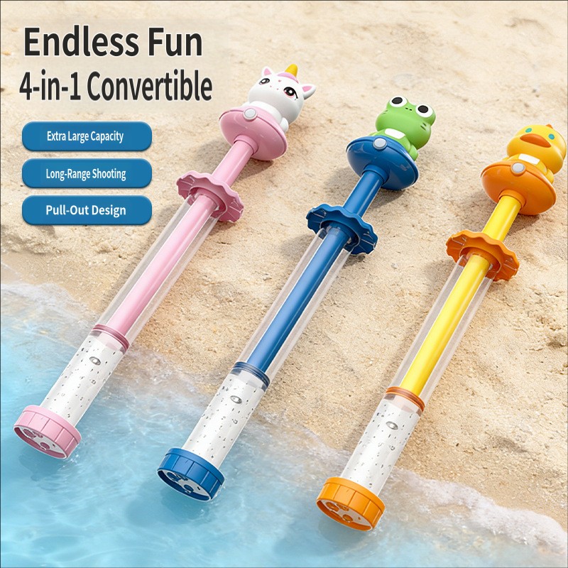 4 in 1 Pull Out Water Spray Gu - Kids Outdoor Water Sprinkler recension och pris