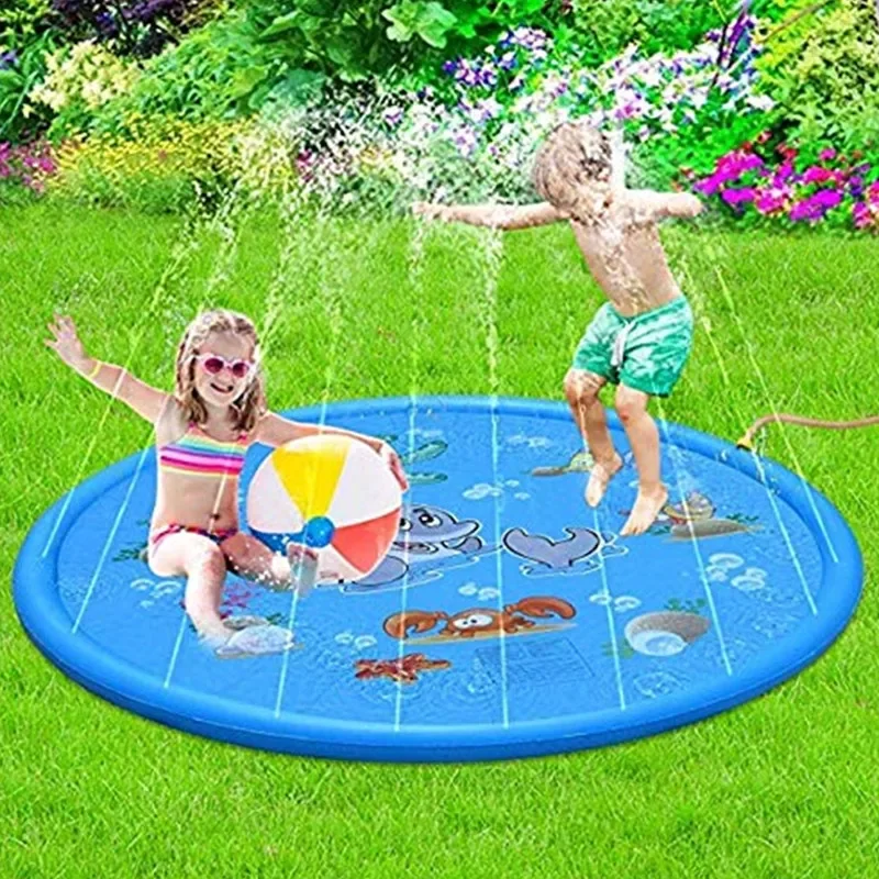100/170cm Kids Inflatable Wate - Kids Outdoor Water Sprinkler recension och pris