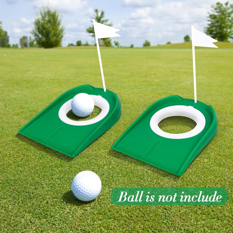 Easy Setup Golf Putting Cup wi - Kids Outdoor Lawn Equipment recension och pris