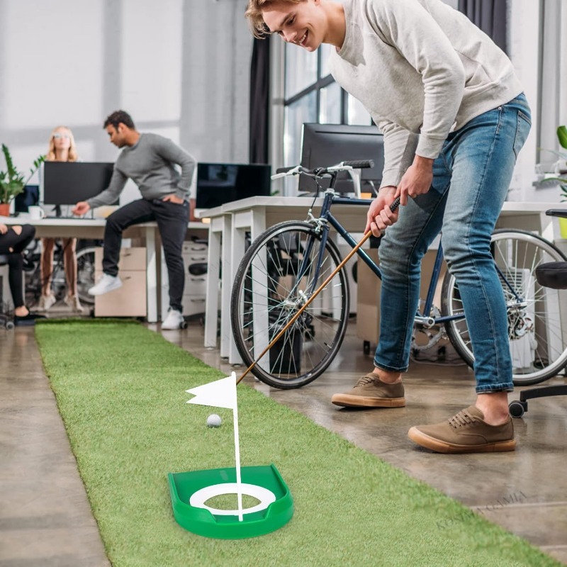 Easy Setup Golf Putting Cup wi - Kids Outdoor Lawn Equipment recension och pris
