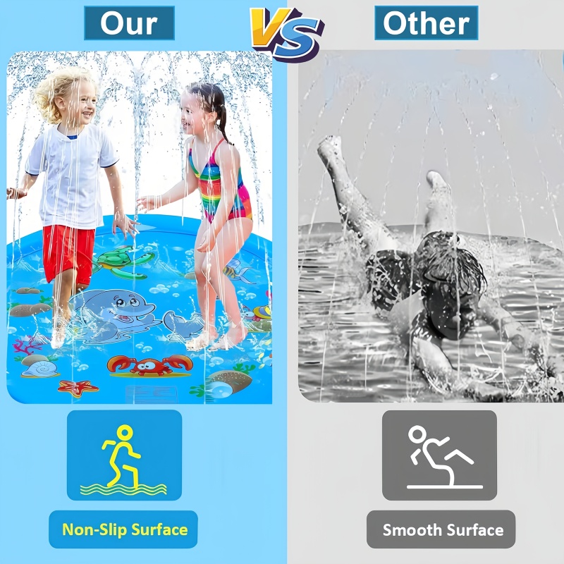 Children Play Spray Mat 100cm  - Kids Outdoor Water Sprinkler recension och pris
