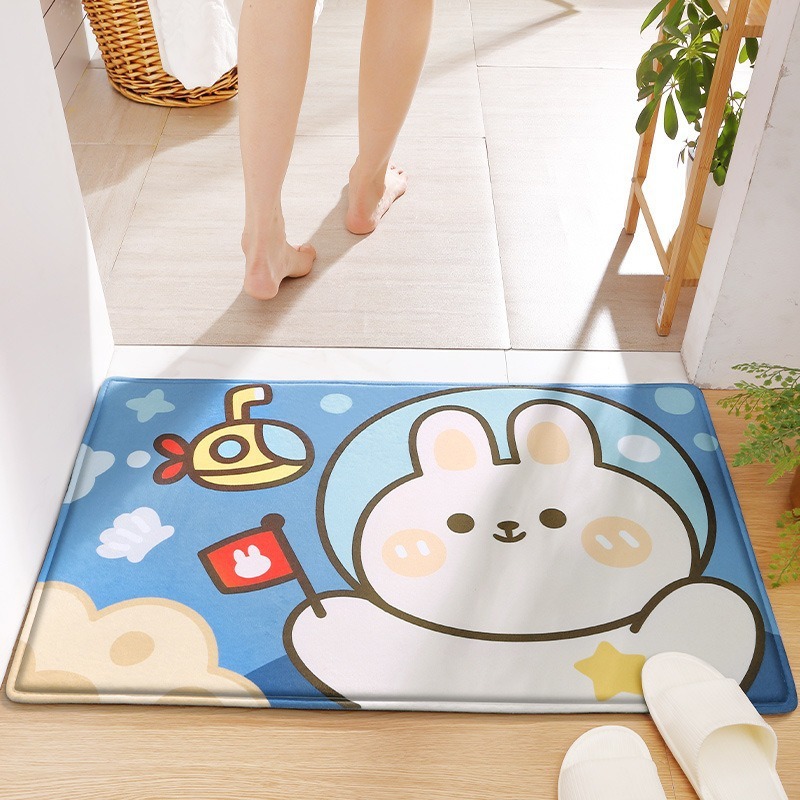 Rabbit Welcome Mat for Front D - Kids Outdoor Mat Waterproof recension och pris